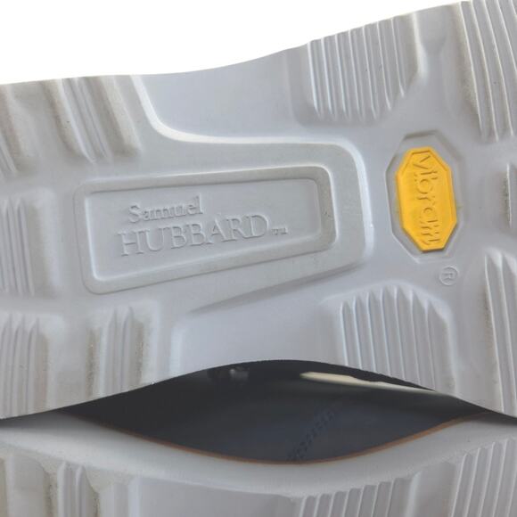 Samuel Hubbard Mens Navy Blue Suede Slip On Casual Shoes Size 9.5 Missing Insole - Picture 10 of 14